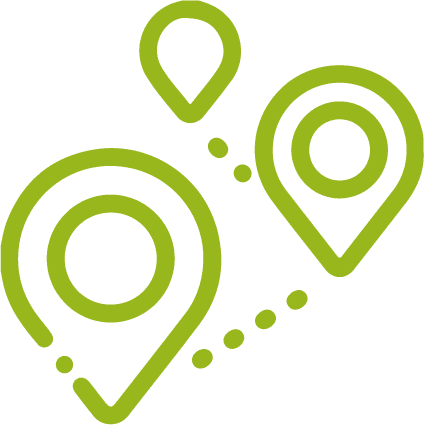 AMPLIA COBERTURA GEOGRÁFICA